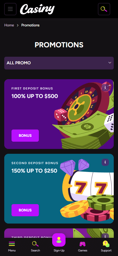 Unlock Exciting Opportunities with Casiny Casino No Deposit Bonus 14